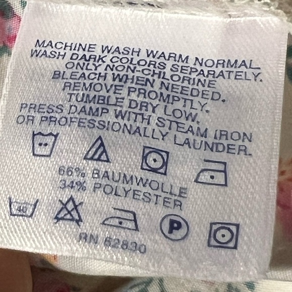 Lands’ End button front shirt size 16 - Picture 6 of 8